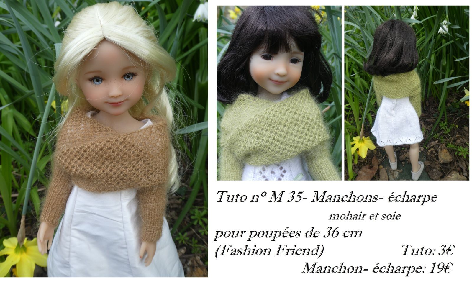 Tuto n° M35 Manchons-écharpe 