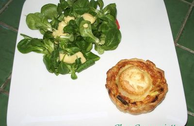 TARTELETTES POIREAUX-CHÈVRE