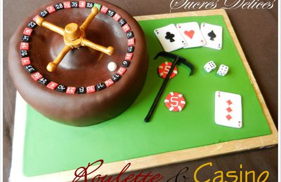 Gâteau Roulette & Casino