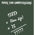 Bon anniversaire Papa le pro des maths