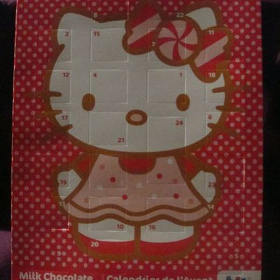 CALENDRIER DE L'AVENT HELLO KITTY TOUT CHOCOLAT