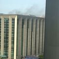 Incendie dans un parking