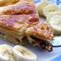 Galette des rois frangipane, banane et chocolat