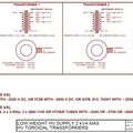 Transformateurs toriques Haute Tension pour amplis linéaires à tubes