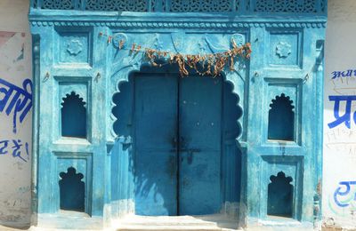 Blue door