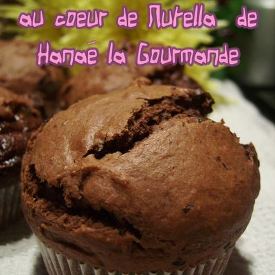 Les Muffins tout choco au coeur de Nutella 