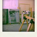 atelier, en polaroid