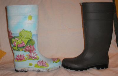 MARTINE VEUT DE JOLIES BOTTES DE PLUIE