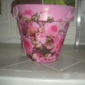 Pot de fleurs relooké