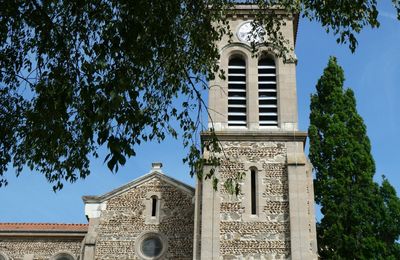 L'EGLISE DE SALAISE SUR SANNE DANS L'ISERE.