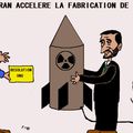 L'Iran accélère la fabrication de sa bombe . .
