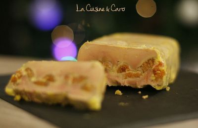 Foie gras aux figues séchées, parfumé au Cognac