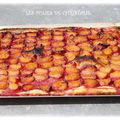 Tarte aux prunes rouges