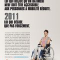 Un recul sur l'accessibilté des personnes à mobilité réduite