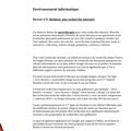 Environnement informatique - Devoir n°2