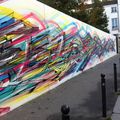 Ménilmontant : un mur à fresques variables