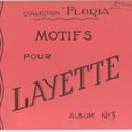 Collection "Floria", Motifs pour layette N°3