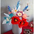 Des fleurs en perles Hama pour la fête des mères