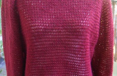 Pull Raglan couleur d'Automne