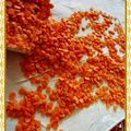 Velouté lentilles corail, curry,poireaux, carottes + Défi ARC-EN-CIEL couleur orange