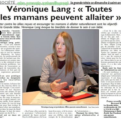 grande tétée 2016, article