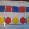 Les rythmes de formes et de couleurs(Autisme et Apprentissages)-Première activité de logique