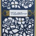 Carte de Félicitations - thème floral