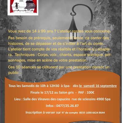 16/09/2023 A spa nos ateliers Contes redémarre 