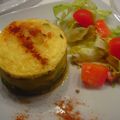 Nid d'amour sur lit de courgettes