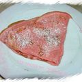 Crêpes aux biscuits roses