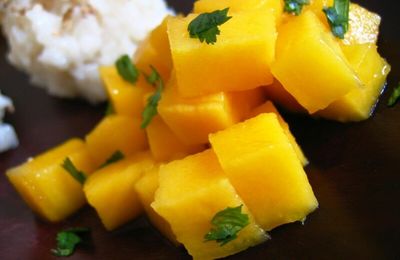 Riz gluant à la mangue - Khao Neow Moon