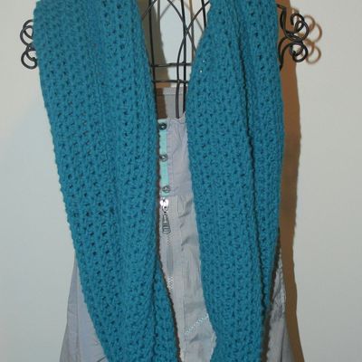 Double col au crochet - Big crochet snood