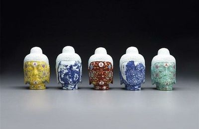 Huang Yan, Five works: Buddha Head, 2004