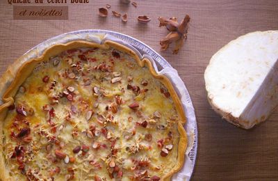 Quiche au céleri boule et noisettes