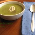 Soupe de cresson au citron