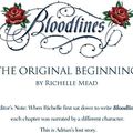 Premier chapitre original de Bloodlines du point de vue d'Adrian