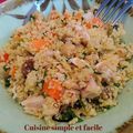 Salade de semoule lendemain de couscous