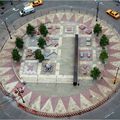 Rond-point à Evanston (Illinois)