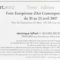 Art Metz, Foire Européenne d'Art Contemporain