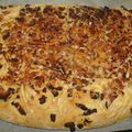 FOCACCIA LARDONS OIGNON ET COMTE