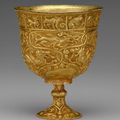 Stem Cup, Period of Tibetan Empire, 7th–9th century, China (Xinjiang Autonomous Region, Central Asia)