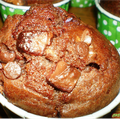 Muffins aux trois chocolats et aux noix