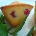 Rose attitude : cake framboises/menthe