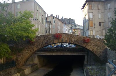 Le soir ... à Annonay dans l'Ardèche.