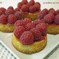 Tartelettes amandines aux framboises... merci Christophe Michalak