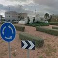 Rond-point à Ibiza (Espagne)
