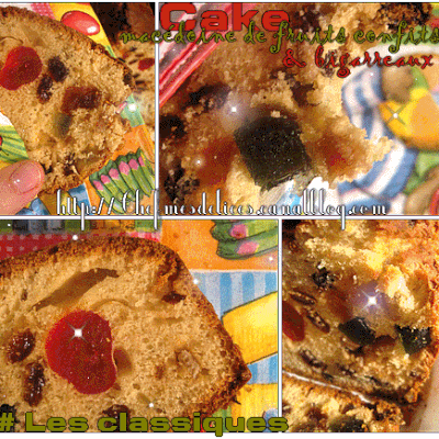 "Cake aux fruits confits [...] Le cake TROP BON pour petit Budget"