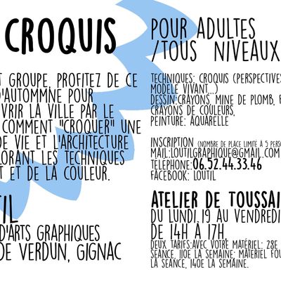 Atelier de Toussaint : le croquis (pour adultes)