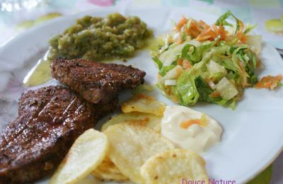 Steaks grillés aux herbes de Provence !