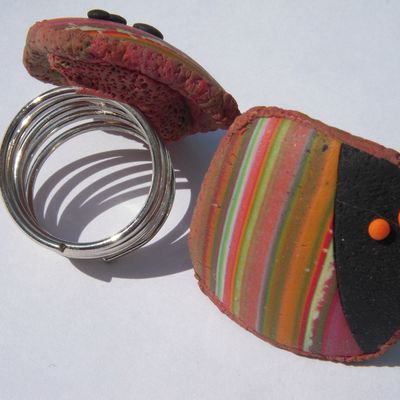 Quelques bagues en fimo